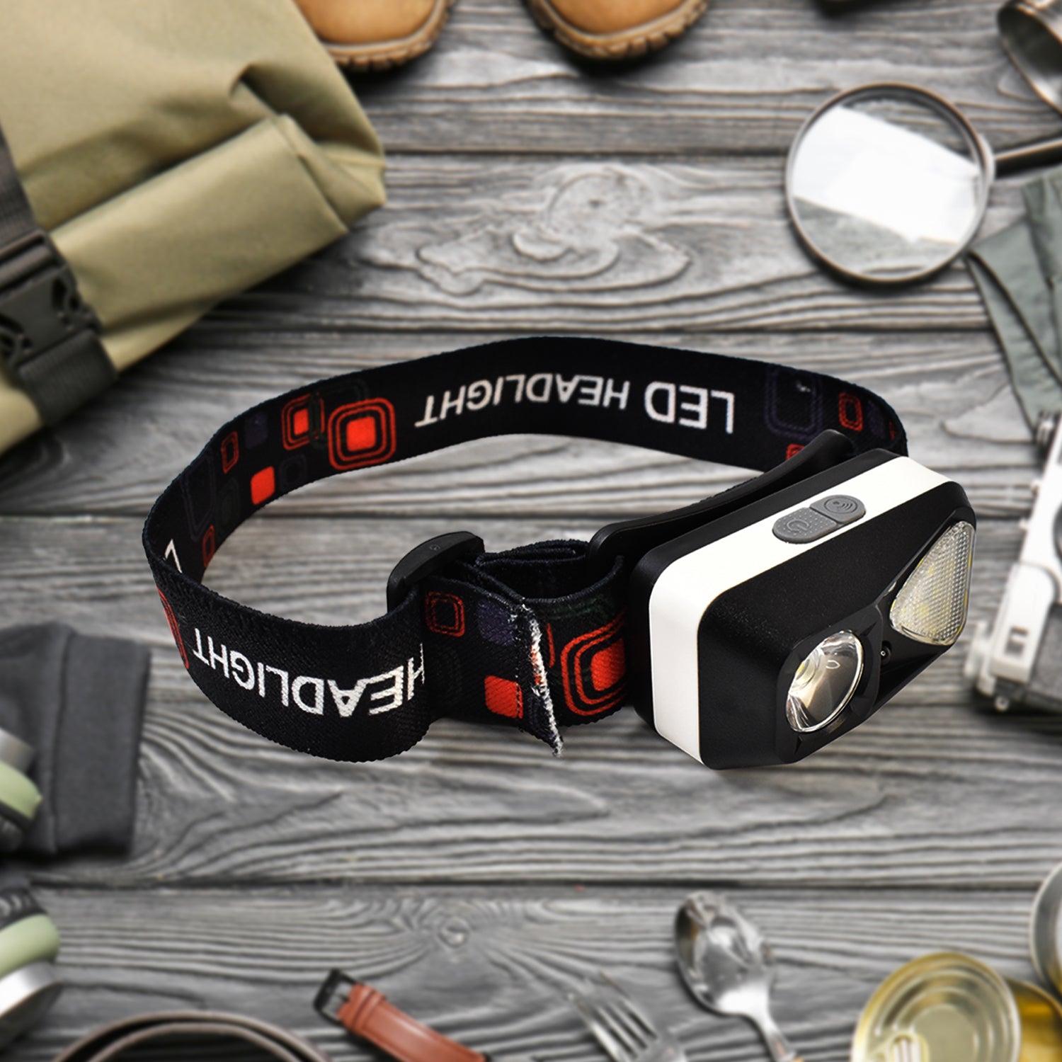 Ultra Bright Head-Mounted Flashlight Ultra Bright Head-Mounted Flashlight